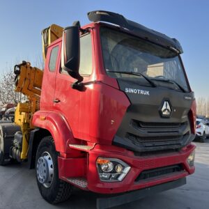 Hohan Tractor and 20-ton Folding Boom Crane